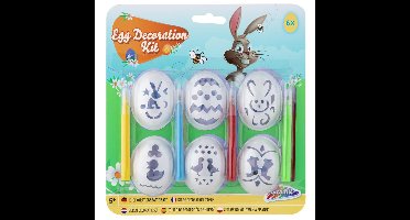 Grafix Paasei decoratieset 10-delig